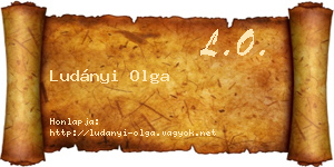 Ludányi Olga névjegykártya